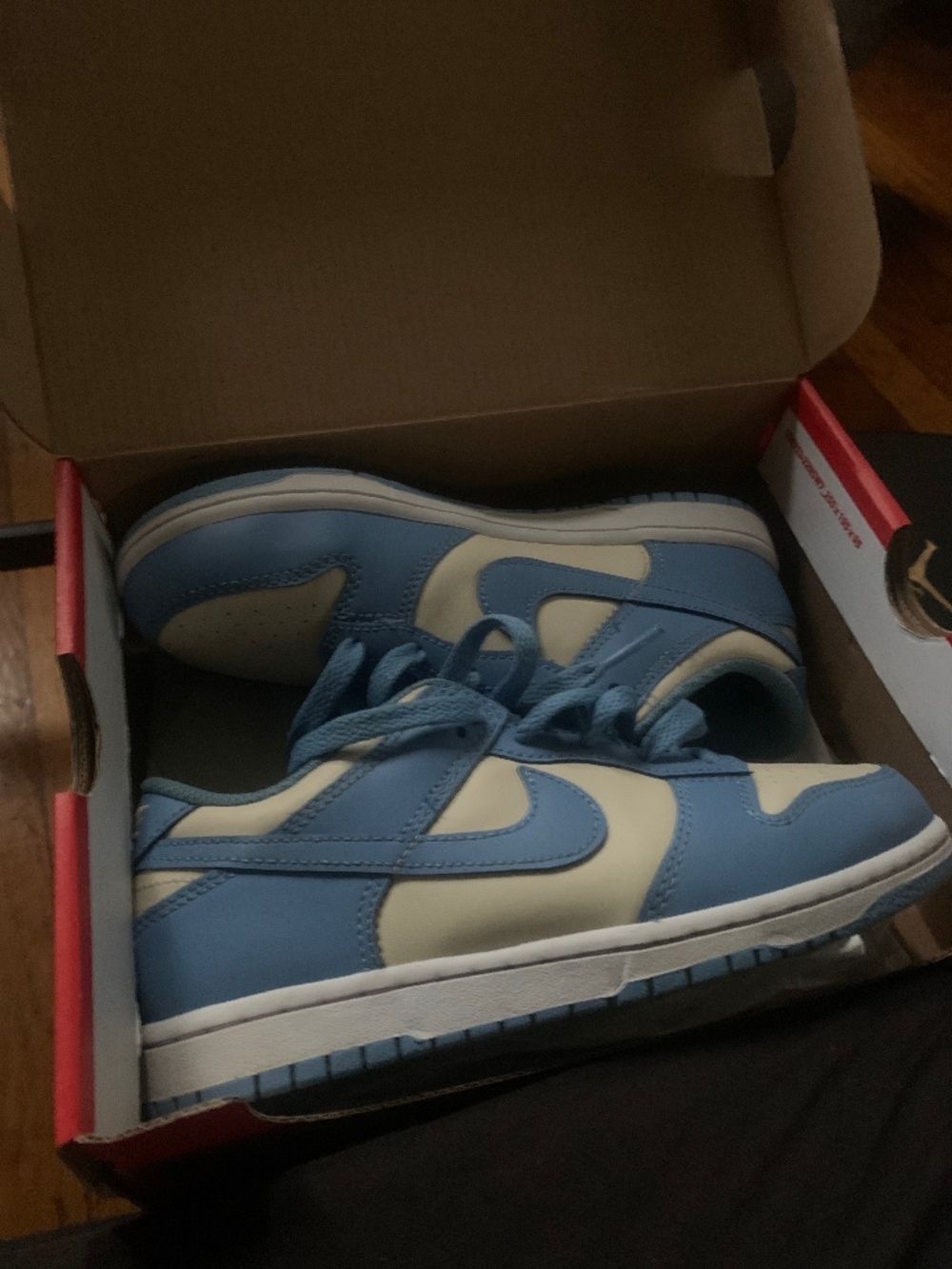 Blue/ Tan Dumk Low